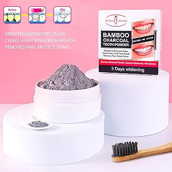 ✨ Aichun Beauty – Polvo Dental Blanqueador de Carbón de Bambú 50g ✨