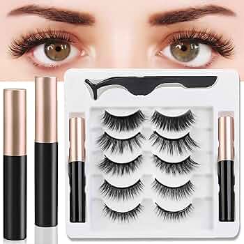 Kit De Pestañas Magnéticas – Fácil Aplicación y Reutilizables para un Look Impactante ✨