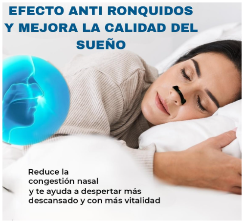 Tiras Nasales Magnéticas – Respira sin esfuerzo, duerme sin ronquidos y despierta lleno de energía