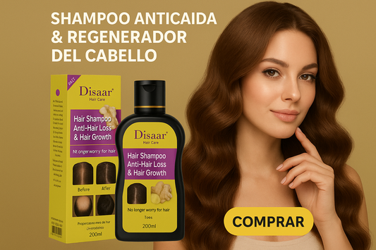🧴 Disaar Shampoo Anti-Caída & Regenerador del Cabello – 200 ml